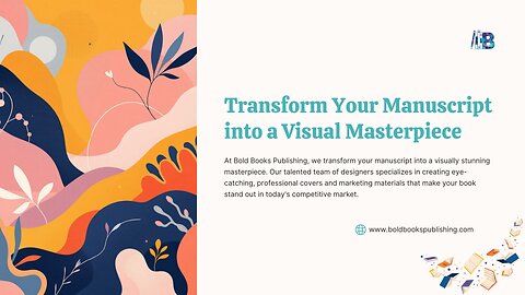 Transform Your Manuscript into a Visual Masterpiece