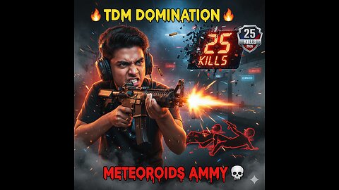 🔥 PUBG BGMI | TDM Fight Highlights – Meteoroids Ammy on Fire 💀🔥