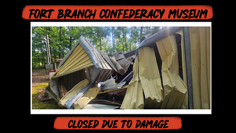 Tree Demolishes Confederacy Museum