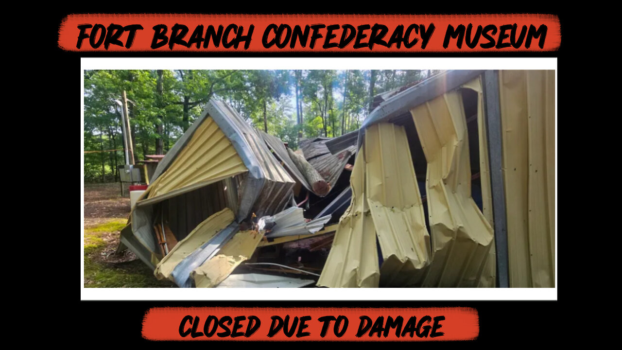 Tree Demolishes Confederacy Museum