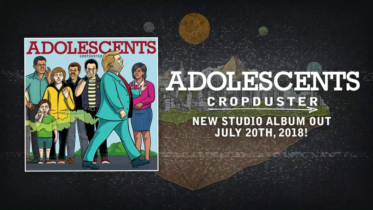 ♫ Adolescents - Flat Earth Stomp (Album Track) - Concrete Jungle Records ♫