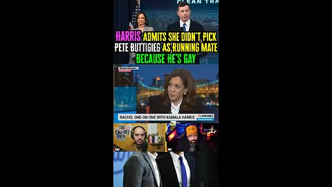 Kamala Harris Admits She Didn’t Pick Pete Buttigieg As Running Mate Because He’s Gay