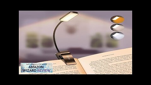 Gritin 9 LED Rechargeable Book Light for Reading in Bed Eye Review