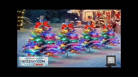 Pathway Christmas Tree 4 Packs Each 2.5 Ft Snow Flocked Outdoor Xmas Review