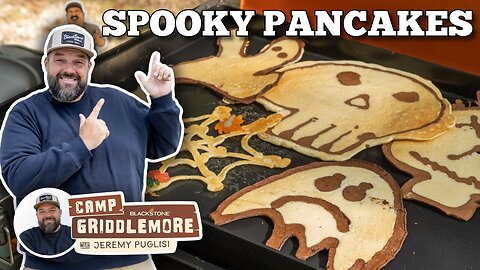 Spooky Pancakes on the Camping Blackstone Griddle