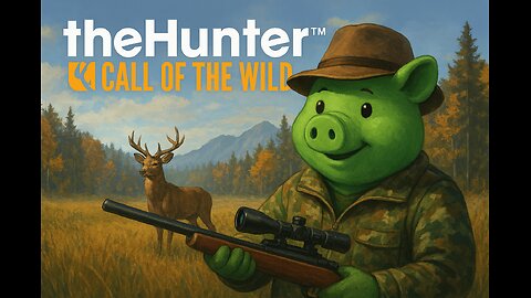 Piggy Partner Plays The Hunter Call of the Wild