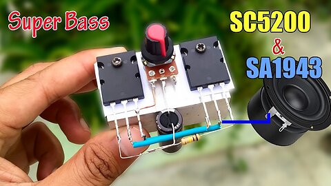Build a 200 Watt Hi Fi Audio Amplifier – 2SC5200 & 2SA1943 Transistor Power Amp DIY