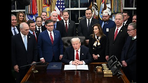 President Trump Signs Bill to End the Government Shutdown