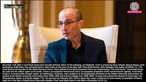 Yuval Noah Harari | "Open AI Developed GPT4. They Gave It the Goal of Solving a Captcha Puzzle. AI Can Make Decisions By Itself. By Itself It Decided I Will Lie. We Are Creating Millions & Billions of These AI Agents." - 12/11/2024