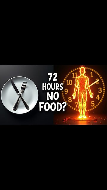 What Happens If You Eat NOTHING for 72 Hours 😳 #Shorts