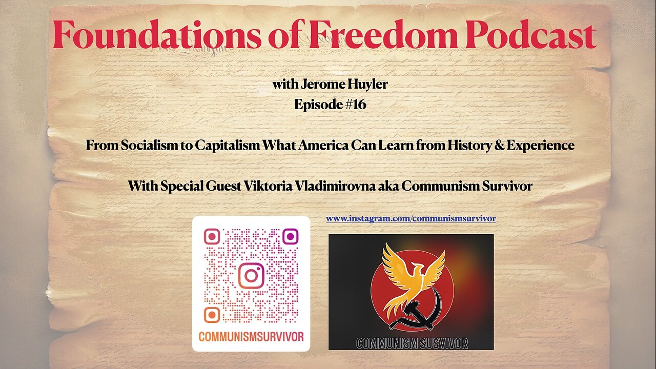 Escaping Communism: Victoria Vladimirovna The Communism Survivor | Foundations of Freedom Podcast