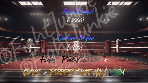 Homecoming Predictions! Odds + Props + Picks! Agit Kabayel V Damian Knyba!