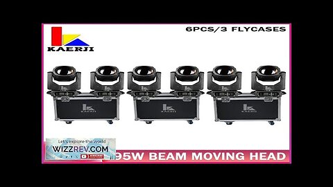 6Pcs 295W Moving Head Beam Stage Light Effect Professional DJ Lights Review