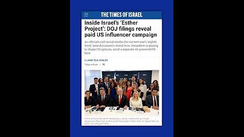 Breaking Israel paying Influencers $7000 to flood social media's with propaganda