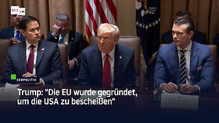 Trump: "Die EU wurde gegründet, um die USA zu bescheißen"