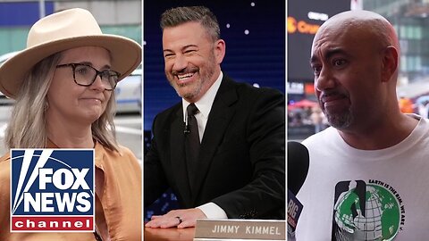 WATCH: New Yorkers weigh in on Jimmy Kimmel's suspension