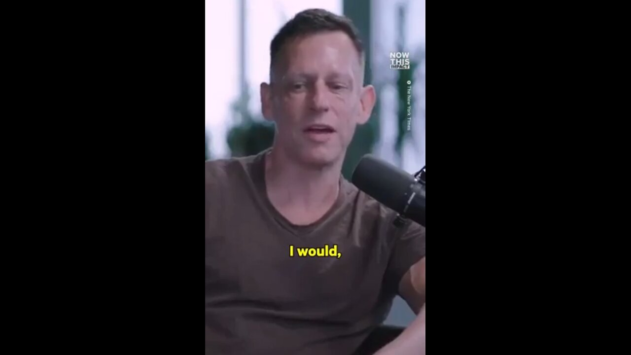 Peter Thiel can not answer if he wants Humanity to endure