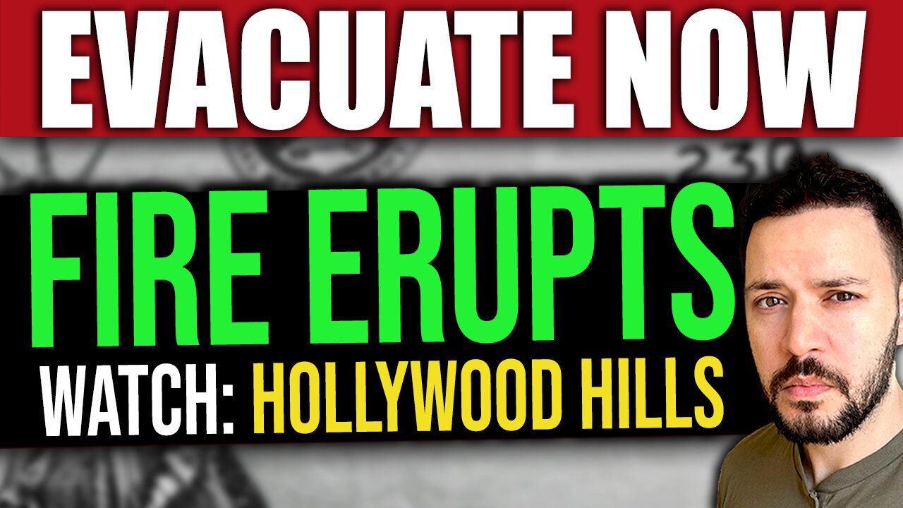 (BREAKING) EVACUATION: New Fire Erupts in Hollywood Hills CA