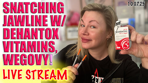 Live Snatching Jawline with Dehantox, Vitamins and more! Acecosm and code Jessica10 Saves