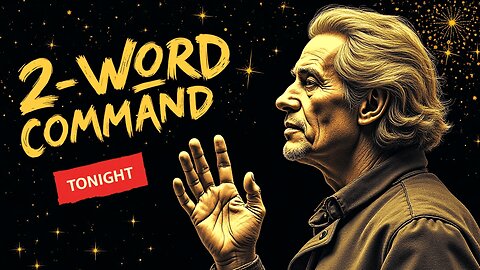 Say THIS 2-Word Command Tonight For Instant Money | Neville Goddard's Easy Law of Assumption Ritual