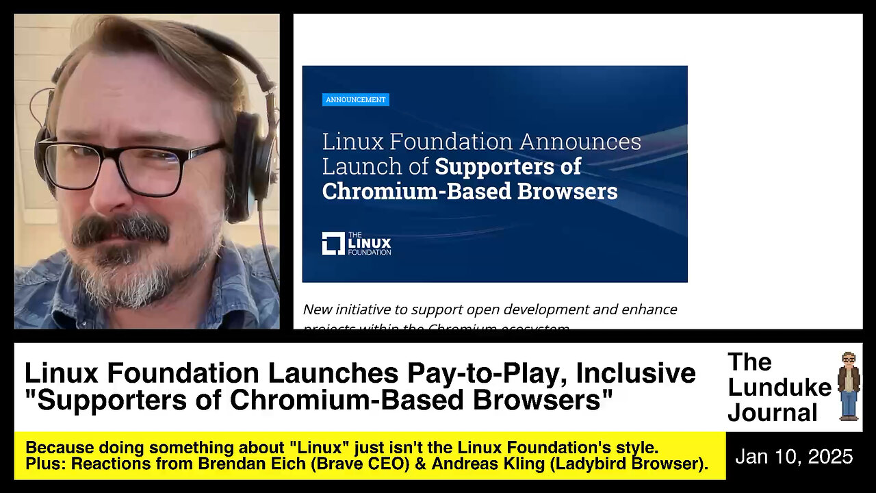 Linux Foundation Launches Pay-to-Play, Inclusive "Supporters of Chromium-Based Browsers"