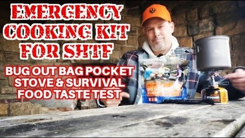 Bug Out Bag Cooking Kit & Portable Stove for Survival & SHTF Meals Taste Test