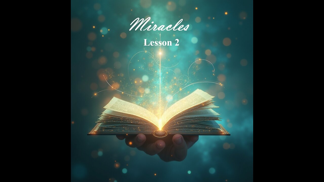 Miracles Lesson 2
