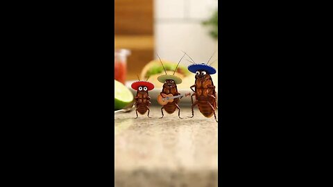 Funny Mexican cockroaches