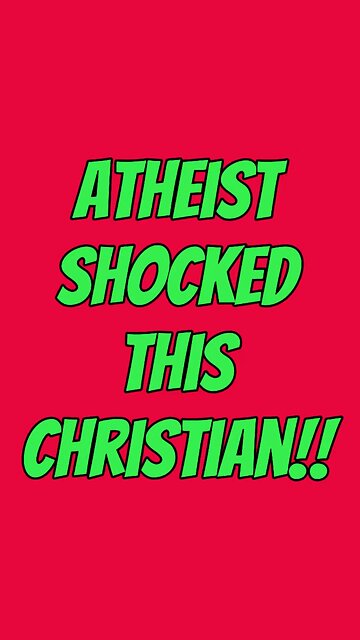 Atheist Shocked A Christian! 😱
