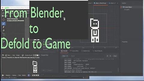 From Blender to Defold to Game Object