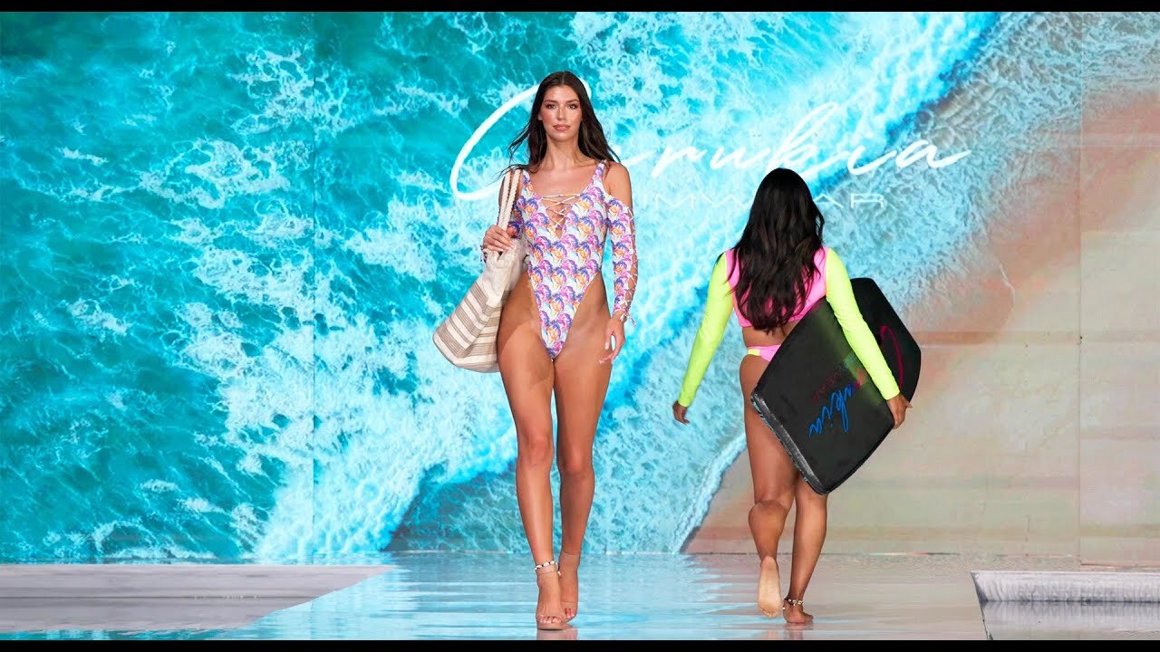 Madison Kinard moved gracefully in Slow-Motion 4K showcasing Carukia Swimwear