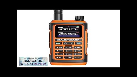 Baofeng UV-17 Pro GPS Handheld Walkie Talkie Six Bands Wireless Copy Frequency Review