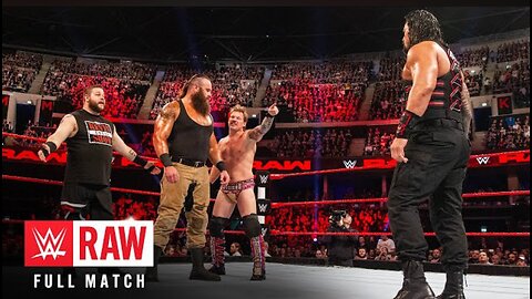 Full match: reigns vs. Owens vs. Rollins vs. Jericho vs. Strowman:
