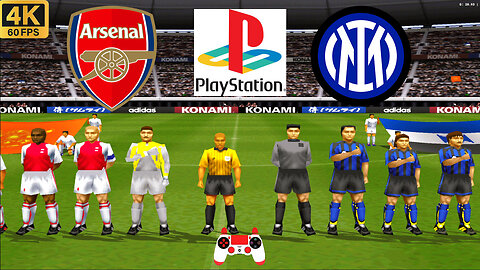 Arsenal vs Inter - Winning Eleven 2002 (ps1) - Full Game 2K60