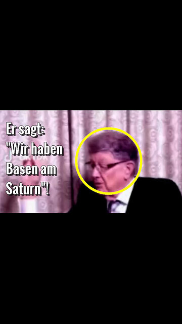 Wir haben Raumschiffe und Basen am Saturn und der Mond ist ein Kontrollzentrum der Aliens?