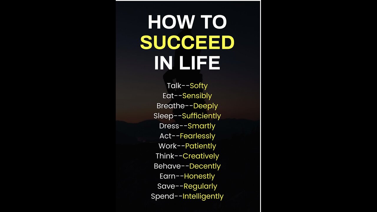 What are you doing wrong to prevent you from being successful in all aspects of your life?