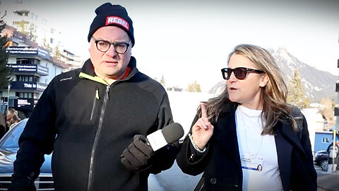 I confronted Chrystia Freeland on her ethics, and she panicked!