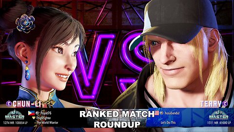 Kuya Kalbo SF6 Ranked Roundup. Chun Li Master Rank [Hori Fight Stick]