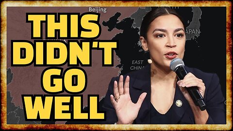AOC Stammers Through DISASTROUS China-Taiwan Answer in Munich