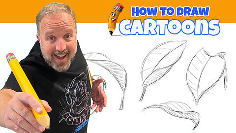 How to Draw Cartoon Leaves with Fun Folds and Shapes