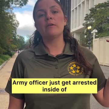 Retired US Army Officer Arrested for Resisting Genocide