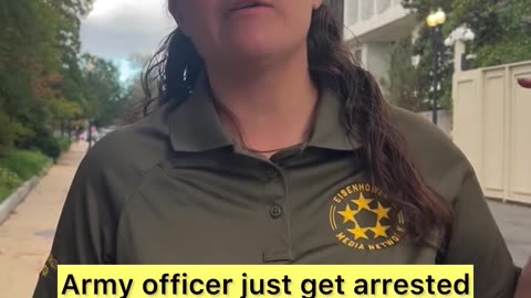 Retired US Army Officer Arrested for Resisting Genocide