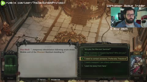 Warhammer 40k Rogue Trader NEW GAME STREAM