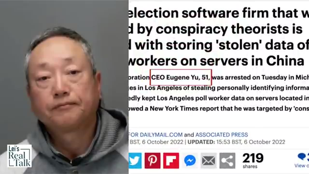 About China - Konnech CEO Stores USA Election Data In China