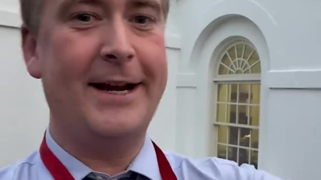 "The music is playing"