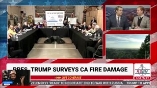 OMG... Trump Directly Confronts Gavin Newsom In California About Suspicious Fires!!!