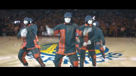 JABBAWOCKEEZ at the NBA Finals