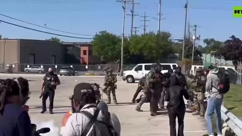 ICE agents SMASH heads, shoot TEAR GAS