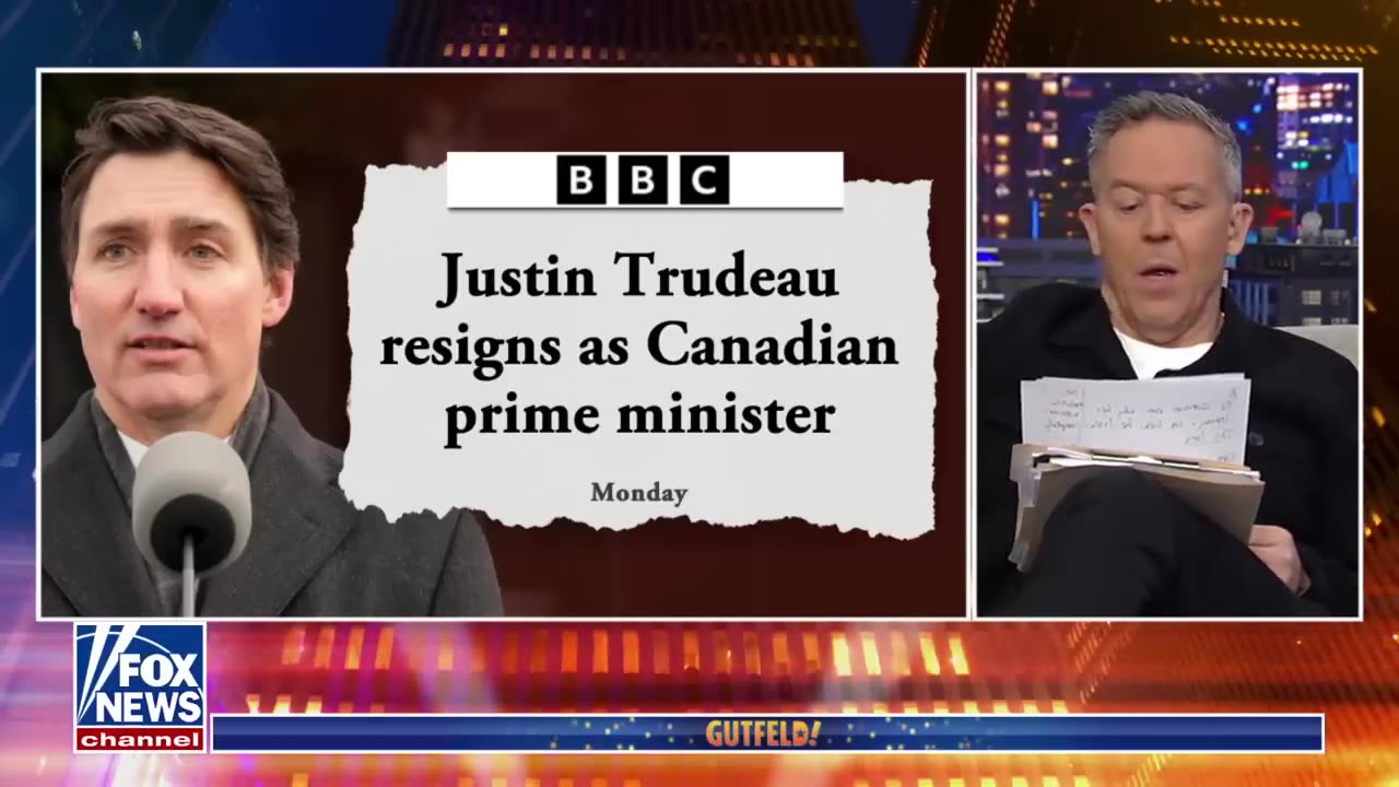 Out you go, Mr. Trudeau! Greg Gutfeld