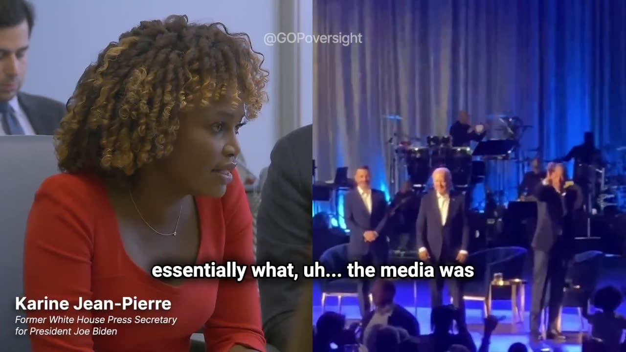 Karine Jean-Pierre just admitted to the House Oversight Committee that many